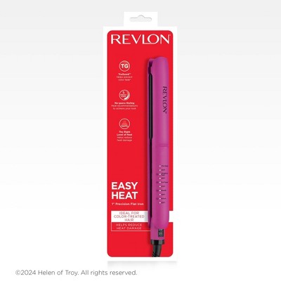 Revlon Easy Heat Precision Hair Flat Iron 1" - Imperfect Box