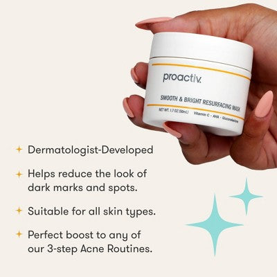 Proactiv Smooth & Bright Resurfacing Mask 1.7oz - New