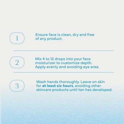 Bondi Sands Self Tanning Drops for Face and Body Dark 1.01 fl oz - Imperfect Container