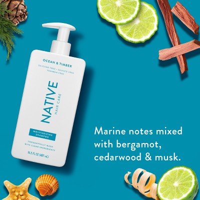 Native Ocean Timber Moisturizing Shampoo 16.5 fl oz - New