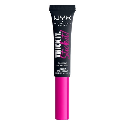NYX Professional Makeup Thick It Stick It Brow Gel Mascara Black 0.23 fl oz - Imperfect Box