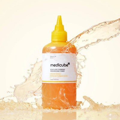 medicube Korean Skincare Kojic Acid Turmeric Resurfacing Face Toner 250ml - Imperfect Box