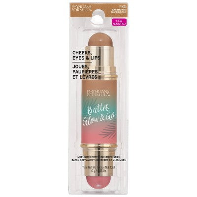 Physicians Formula Murumuru Butter Glow & Go Multi Use Stick Sunkissed Rose 0.32oz - Imperfect Box