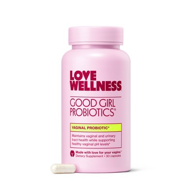 Love Wellness Good Girl Probiotics for Vaginal & Urinary Tract Health 30ct - Imperfect Container
