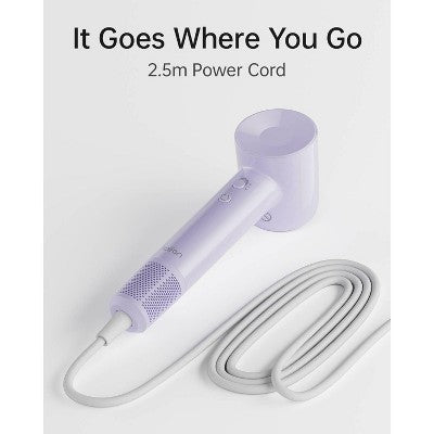 Laifen SE Lite Hair Dryer - Purple  1400 Watts - Imperfect Box