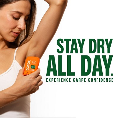 Carpe Women's 100HR Sweat & Odor Control Deodorant Birchwood & Lavender 1.76oz - Imperfect Container