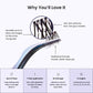 KISS Products imPRESS Long Lasting Press-On Self Adhesive False Eyelashes Demi Edgy 24ct - New