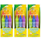Crayola Body Wash Bath Pens Unscented 3pk/6 fl oz - New