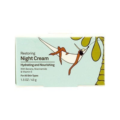 Sun Bum Restoring Facial Night Cream 1.5 oz - New