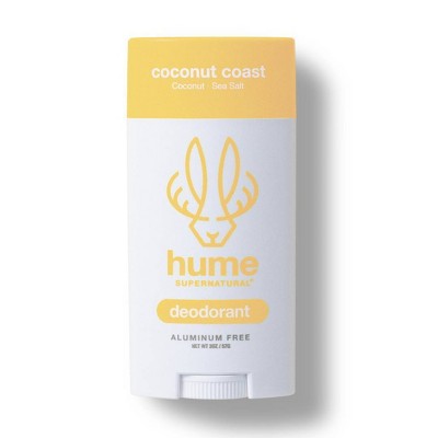 Hume Supernatural Deodorant Stick Coconut Coast 2oz - Imperfect Container