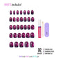 Kiss Glam Embellished Press-On Fake Nails Short Round Simple Joys 35ct - Imperfect Box