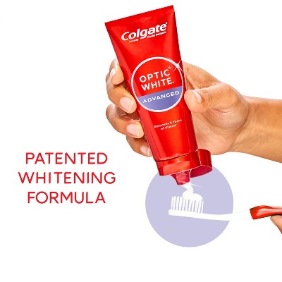 Colgate Optic White Adv Whitening Toothpaste Icy Fresh  3.2oz/3pk - Imperfect Box