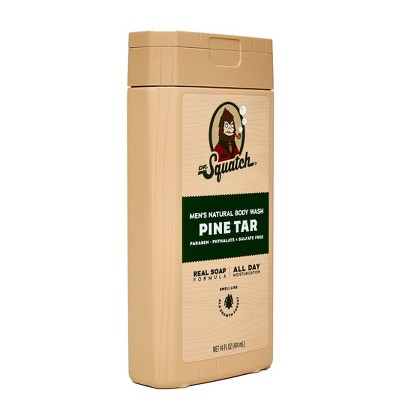 DR. SQUATCH Men's Natural Body Wash Pine Tar 14 fl oz - New