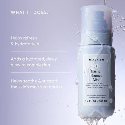 Naturium Barrier Bounce Bi-Phase Hydrating Mist 3.4 fl oz - Imperfect Container