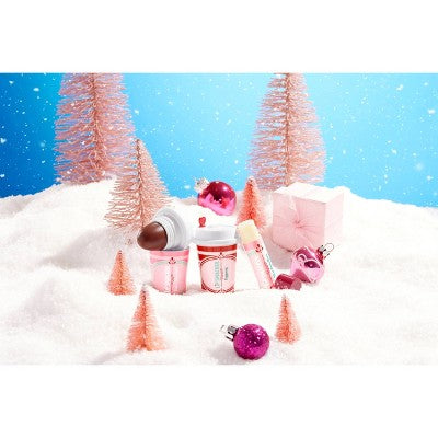 Lip Smacker Holiday Cafe Lip Balm Trio Hot Chocolate Eggnog & Marshmallow 3ct - Imperfect Box