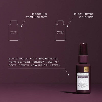 Kristin Ess + Hair Serum for Frizz & Damaged Hair Peptide Bond Repair with Heat Protectant 1.7 fl oz - Imperfect Box