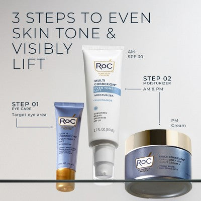 RoC Multi Correxion Even Tone & Lift Eye Cream 0.5 fl oz - Imperfect Box
