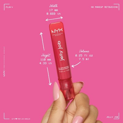 NYX Professional Makeup Jelly Job Peptide Lip Gloss 11 Jelly Icing 0.25 fl oz - New