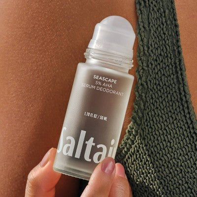 Saltair 5% AHA Serum Roll-On Deodorant Seascape 1.7 floz - Imperfect Container