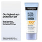 Neutrogena Ultra Sheer Dry-Touch Body Sunscreen Lotion Lightweight SPF 100+ 3 fl oz - Imperfect Container