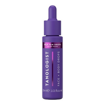 Tanologist Drops Self Tanner Extra Dark 1.01 fl oz - Imperfect Container