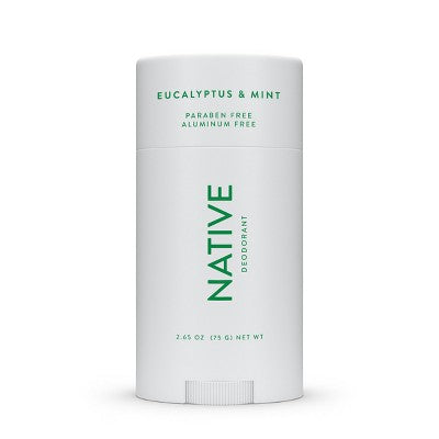 Native Solid Deodorant for Women & Men Eucalyptus & Mint Aluminum-Free 2.65oz - New