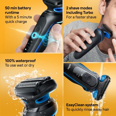 Braun Series 5-5118s Rechargeable Wet & Dry Shaver - Imperfect Box