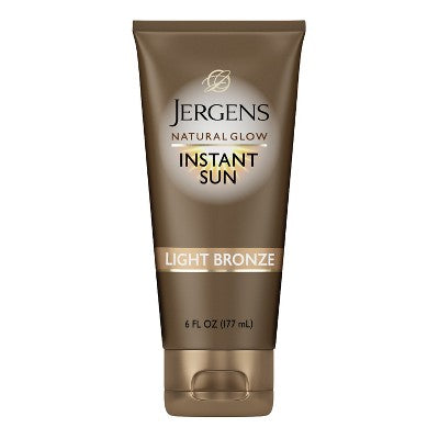Jergens Glow Instant Sun Self Tanner Light Bronze 6 fl oz - New