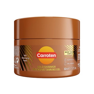 Carroten Gold Shimmer Intensive Tanning Gel Mini 1.7 fl oz - Imperfect Container