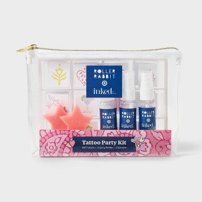 Roller Rabbit x Target Inked by Dani Tattoo Party Kit 205pc - Imperfect Box