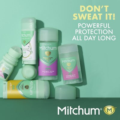 Mitchum Triple Odor Defense Gel Deodorant Shower Fresh  3.4oz/2pk - New