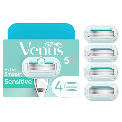 Venus Deluxe Smooth Sensitive Women & Razor Blade Refills 4ct - Imperfect Box