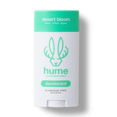 Hume Supernatural Deodorant Stick Desert Bloom 2oz - New