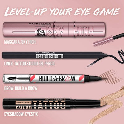 Maybelline Lash Sensational Sky High Lengthening Mascara 802 Waterproof Very Black 0.24 fl - Imperfect Box oz