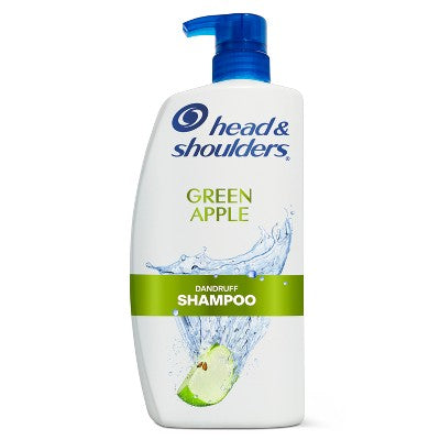 Head & Shoulders Dandruff Shampoo, Anti-Dandruff Treatment, Green Apple for Daily Use, Paraben-Free 28.2 fl oz - Imperfect Container