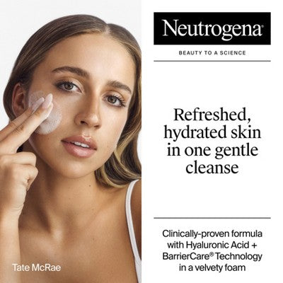 Neutrogena Hydro Boost Hydrating Gel Facial Cleanser; Hyaluronic Acid 7.8 fl oz - New