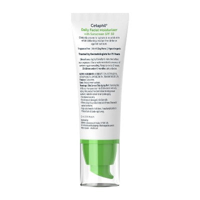 Cetaphil Daily Face Moisturizer Sunscreen SPF 50  1.7 fl oz - Missing Box