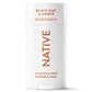 Native Solid Deodorant Black Oak & Amber 2.65oz - Imperfect Container