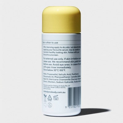 nobody's nobody Leave on Exfoliant 4.73 fl oz - Imperfect Container