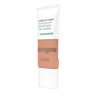 Neutrogena Clear Coverage Flawless Matte Color Correcting Cream 5.0 Fawn - New
