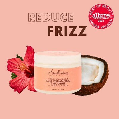 SheaMoisture Coconut and Hibiscus Curl Enhancing Smoothie 12oz - New