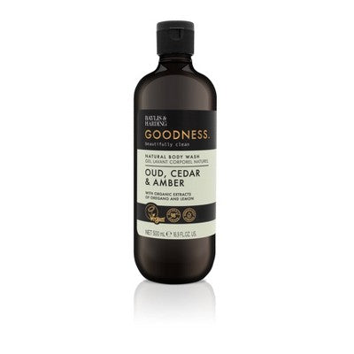 Baylis &#38; Harding Goodness Oud Cedar &#38; Amber Body Wash - 16.9 fl oz