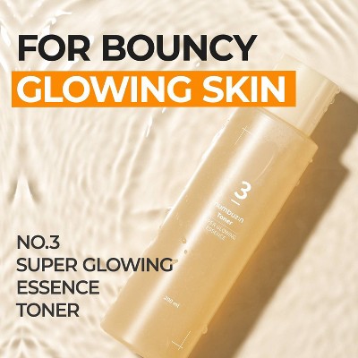 numbuzin No.3 Super Glowing Essence Face Toner 6.76 fl oz - Imperfect Box