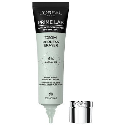 L'Oreal Paris Up to 24hr Lab Primer Redness Eraser 1 fl oz - Imperfect Container