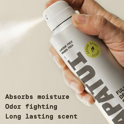 Papatui Men's  Long-Lasting Odor Protection Body Deodorant Spray Cedar Sport 5oz - Imperfect Container