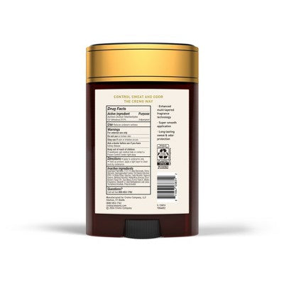 Cremo Solid Antiperspirant Italian Bergamot 2.65oz - Imperfect Container