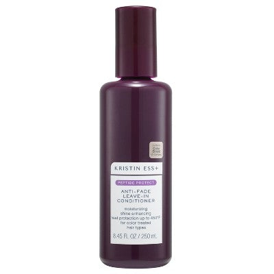 Kristin Ess+ Color Safe Leave-In Conditioner & Heat Protectant Sulfate-Free  UV Color Shield & Peptide Technology 8.45 fl oz - Imperfect Container