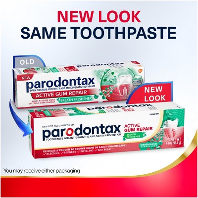 Parodontax Active Gum Repair Toothpaste Breath Freshener 3.4oz/3pk - New