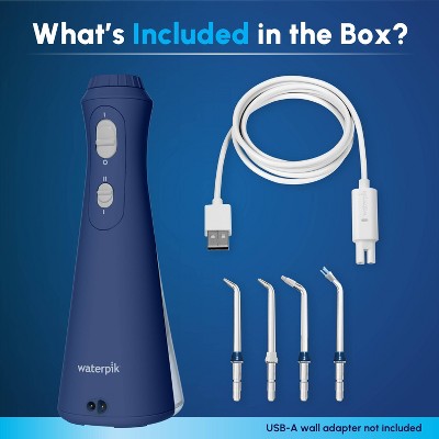 Waterpik Cordless Plus Rechargeable Water Flosser Blue - Imperfect Box