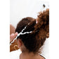 TELETIES Large Hair Ties 3pc Coconut White - Imperfect Box